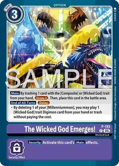 The Wicked God Emerges! (Store Tournament 2025 Vol.3 Participation Pack) P-193 P