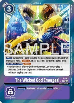 The Wicked God Emerges! (Store Tournament 2025 Vol.3 Winner Pack) P-193 P
