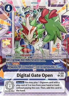 Digital Gate Open - P-206 (BANDAI Card Games Fest 25-26) P-206 P