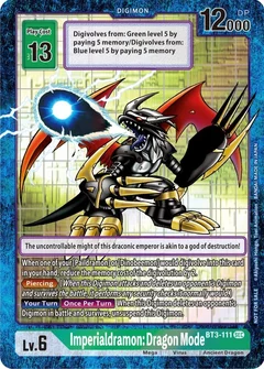 Imperialdramon: Dragon Mode - BT3-111 (Alternate Art) BT3-111 SEC
