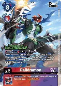 Paildramon (August 2024 Evolution Cup Participant) EX3-010 U