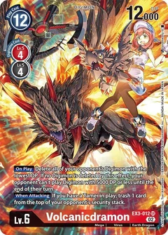 Volcanicdramon (Alternate Art) EX3-012 SR