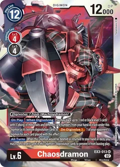 Chaosdramon EX3-013 SR