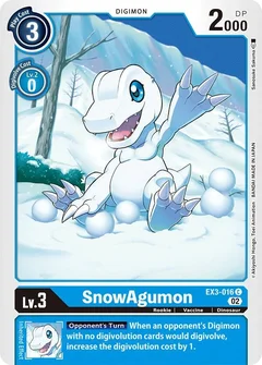 SnowAgumon EX3-016 C