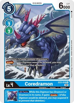 Coredramon - EX3-018 EX3-018 U