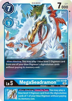 MegaSeadramon EX3-022 R