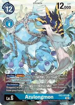 Azulongmon (Alternate Art) EX3-025 R