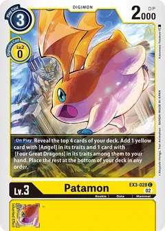 Patamon EX3-028 C