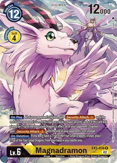 Magnadramon (Alternate Art) EX3-036 R