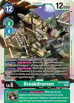 Breakdramon EX3-044 R