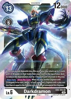 Darkdramon EX3-054 SR