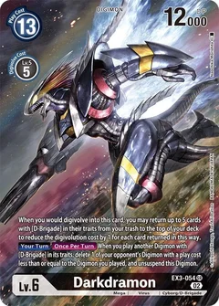 Darkdramon (Alternate Art) EX3-054 SR
