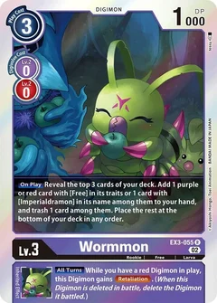 Wormmon EX3-055 R