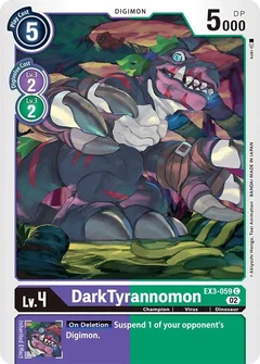 DarkTyrannomon EX3-059 C