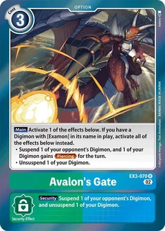 Avalon's Gate EX3-070 R