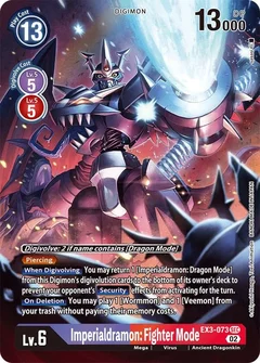 Imperialdramon: Fighter Mode (Alternate Art) EX3-073 SEC