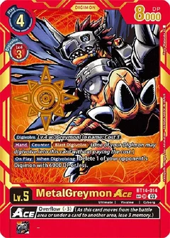 MetalGreymon ACE (Special Rare) BT14-014 SP