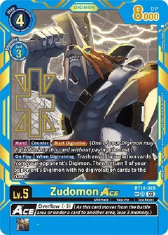 Zudomon ACE (Special Rare) BT14-026 SP