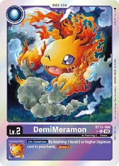 DemiMeramon (Exceed Apocalypse Box Promotion Pack) BT15-006 U
