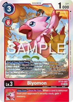 Biyomon BT15-007 SR