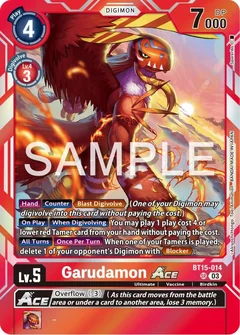 Garudamon ACE BT15-014 SR