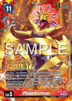 Phoenixmon (2024 Regionals Finalist) BT15-017 R