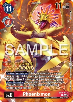 Phoenixmon (2024 Regionals Participant) BT15-017 R