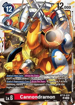Cannondramon BT15-018 U
