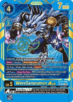 WereGarurumon ACE (Special Rare) BT15-026 SP