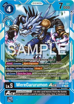 WereGarurumon ACE BT15-026 SR