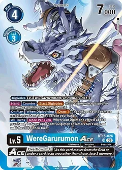 WereGarurumon ACE (Omnimon Binder Set) BT15-026 SR