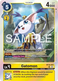 Gatomon BT15-037 SR