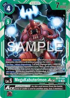 MegaKabuterimon ACE BT15-049 SR