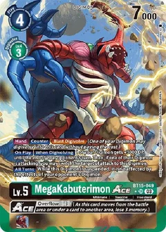 MegaKabuterimon ACE (Alternate Art) BT15-049 SR