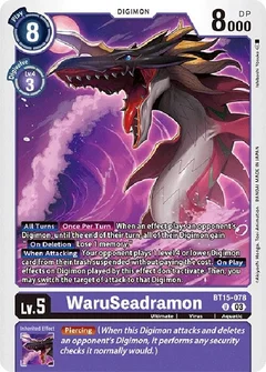 WaruSeadramon BT15-078 U