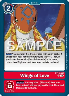 Wings of love BT15-088 U