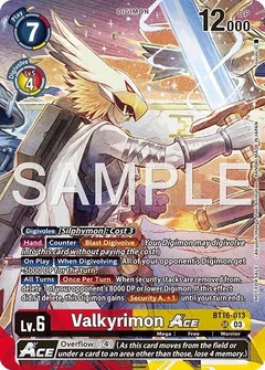 Valkyrimon ACE (Participation) BT16-013 SR