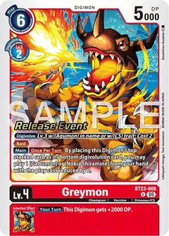Greymon BT23-008 U