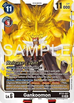 Gankoomon BT23-057 R