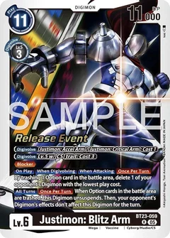 Justimon: Blitz Arm BT23-059 R