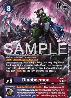 Dinobeemon BT16-077 SR