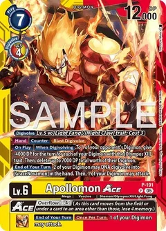 Apollomon ACE P-191 P