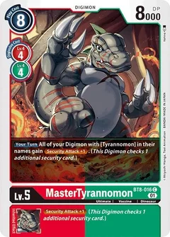 MasterTyrannomon BT8-016 C