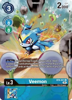 Veemon (Dimensional Phase Pre-Release) BT8-021 U