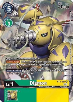 Digmon (Alternate Art) BT8-051 R