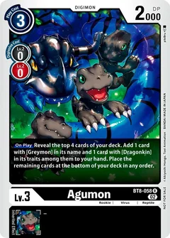 Agumon (Xros Encounter Pre-Release) BT8-058 R