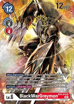 BlackWarGreymon (Alternate Art) BT8-070 SR