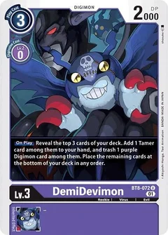 DemiDevimon BT8-072 U