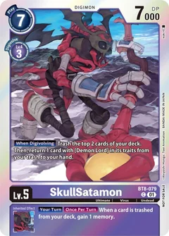 SkullSatamon (Blast Ace Double Pack Set) BT8-079 C