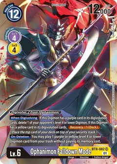 Ophanimon Falldown Mode BT8-082 SR